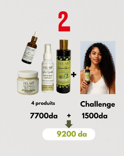 30 jours curly hair growth & repair challenge