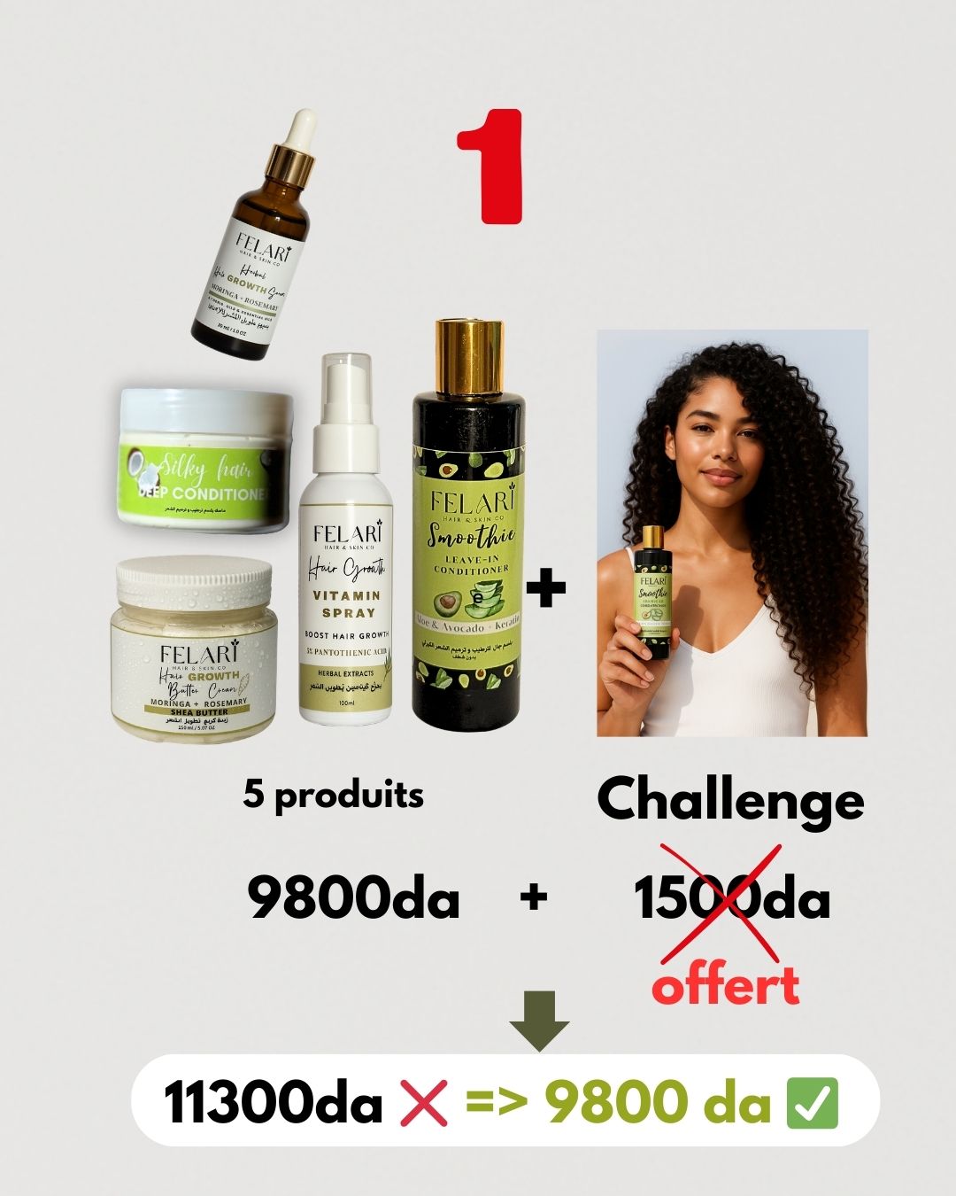 30 jours curly hair growth & repair challenge
