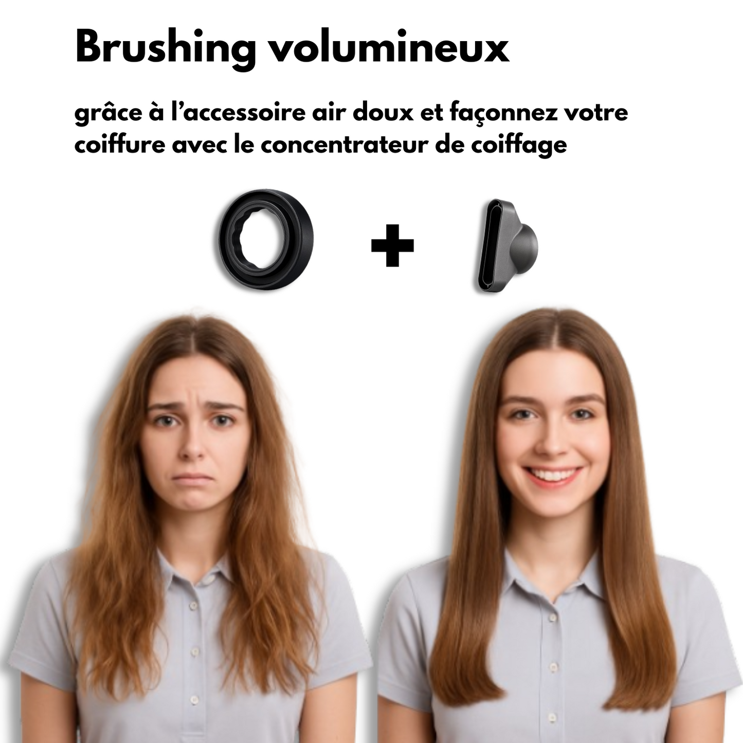 Leafless hair dryer negative ion 5 in 1 ( copie dyson )