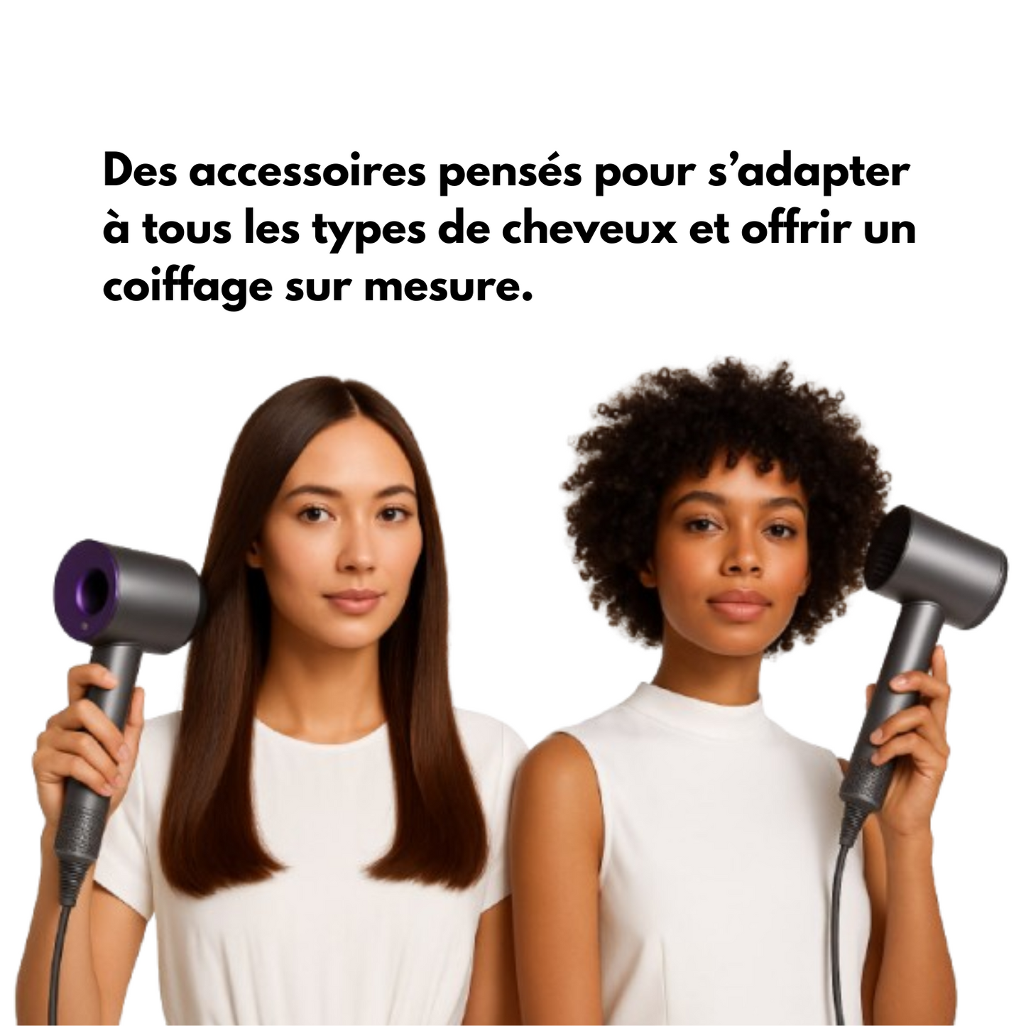 Leafless hair dryer negative ion 5 in 1 ( copie dyson )