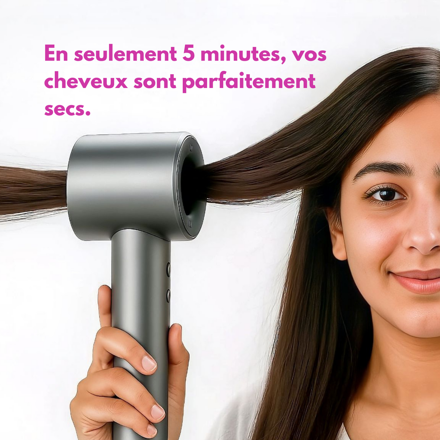 Leafless hair dryer negative ion 5 in 1 ( copie dyson )