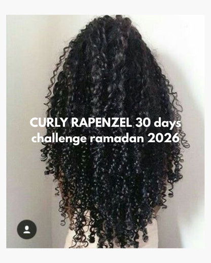 30 jours curly hair growth & repair challenge