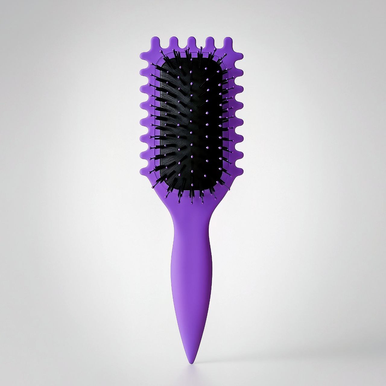 Curly hair defining brush