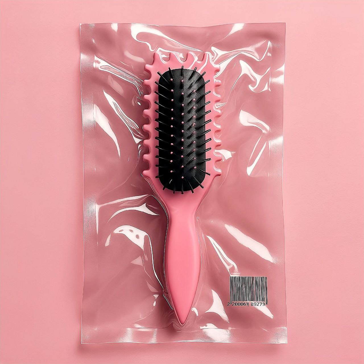 Curly hair defining brush