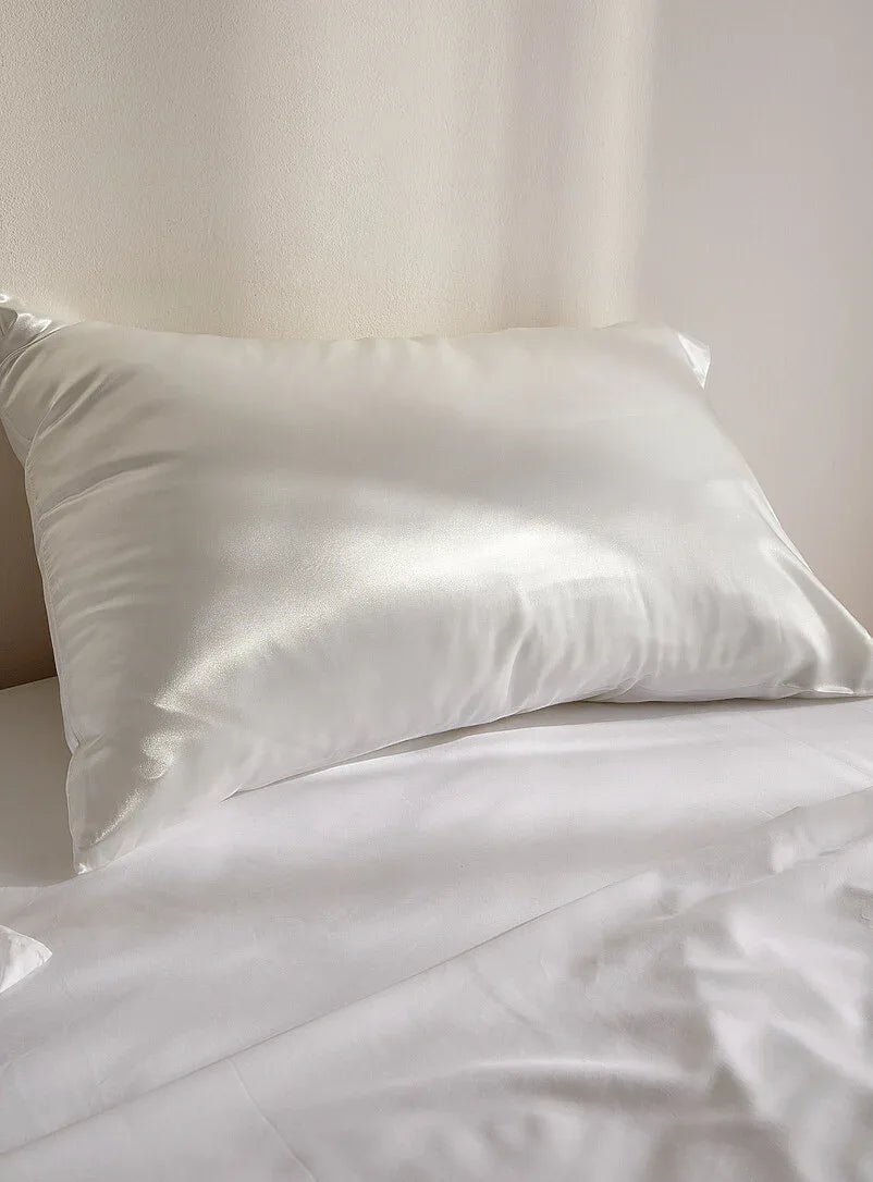 taie d'oreiller soie