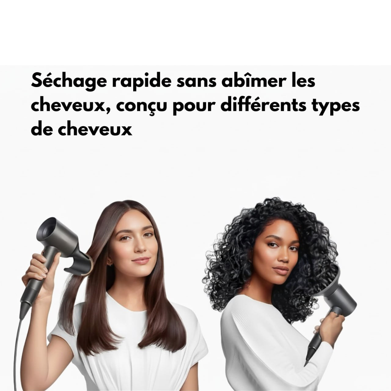Leafless hair dryer negative ion 5 in 1 ( copie dyson )
