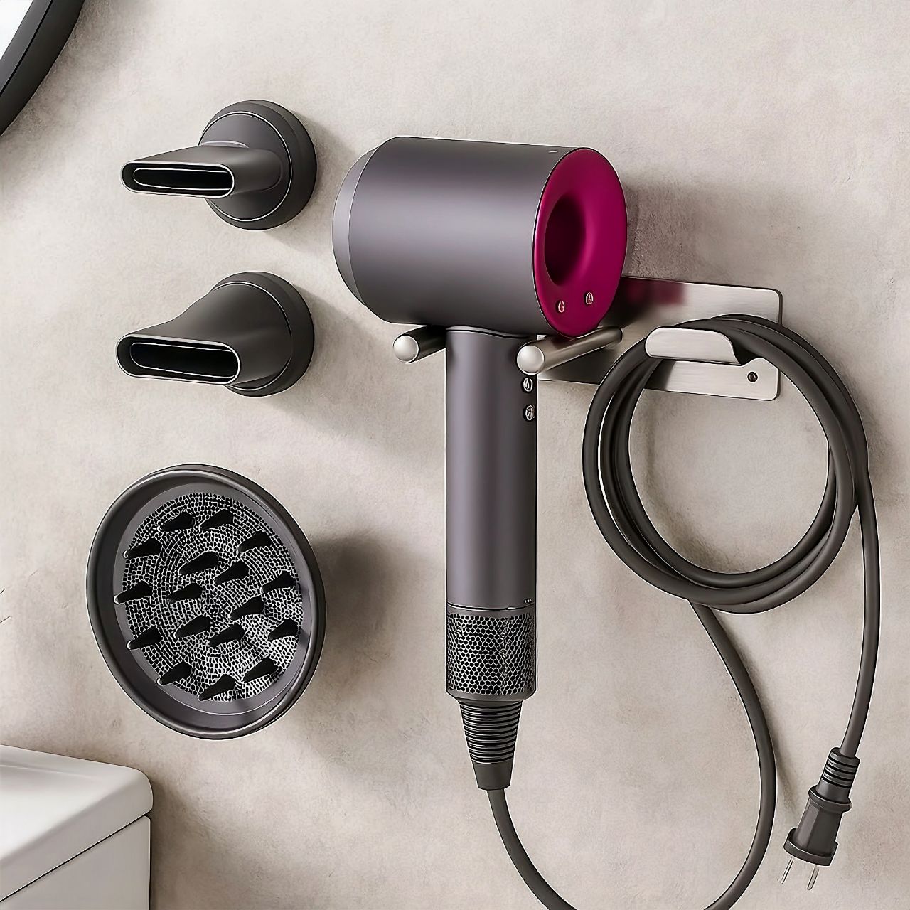 Leafless hair dryer negative ion 5 in 1 ( copie dyson )