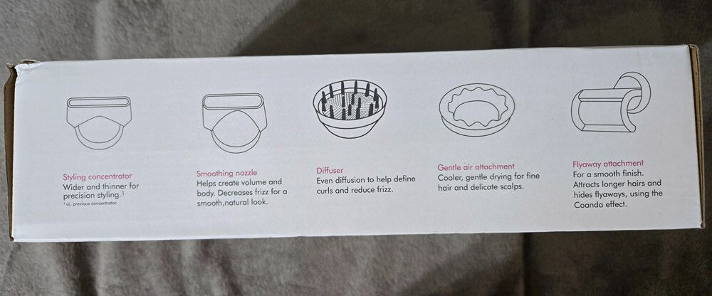Leafless hair dryer negative ion 5 in 1 ( copie dyson )