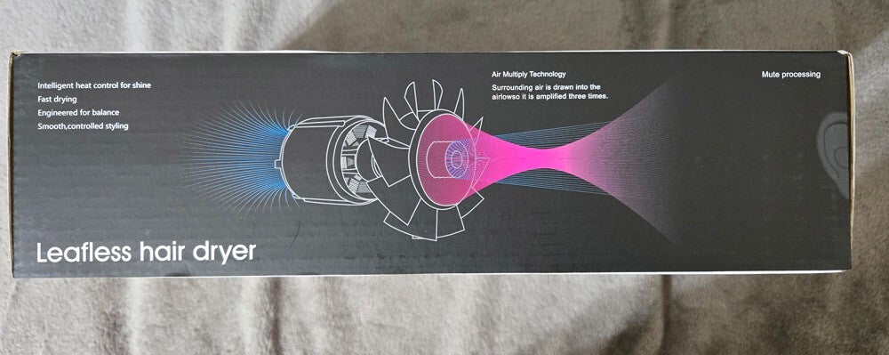 Leafless hair dryer negative ion 5 in 1 ( copie dyson )
